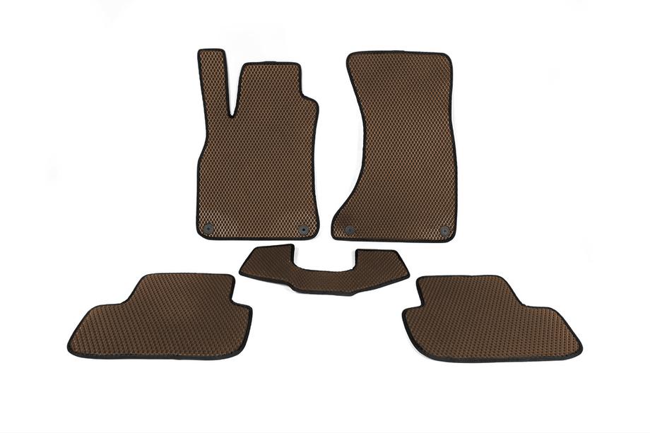 Audi A5 2007–2015 EVA preproge za avto (rjave) Image