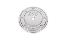 Peugeot 206 1998–2024 Okrasna obloga vratc rezervoarja (nerjavno jeklo) fotografija 1