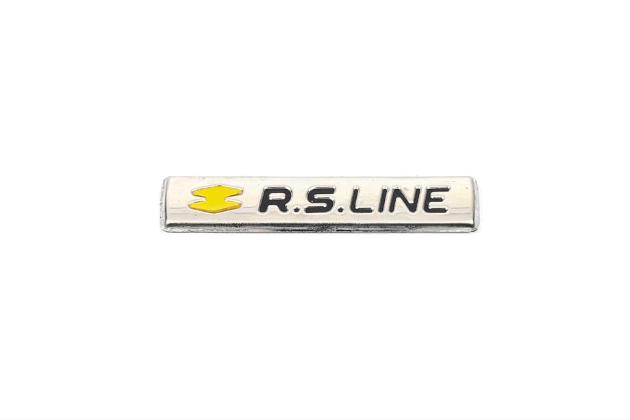 Renault Clio V 2019– Zadnji emblem RS (1 kos, nerjaveče jeklo) Fotografija 1