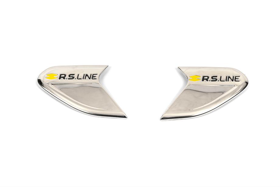 Renault Clio V 2019– RS razširitve blatnikov (OmsaLine, 2 kos, nerjavno jeklo) Fotografija 1
