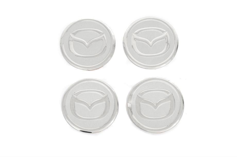 Mazda Nalepke za sredinske pokrovčke V2 60 mm (4 kos) Fotografija 2