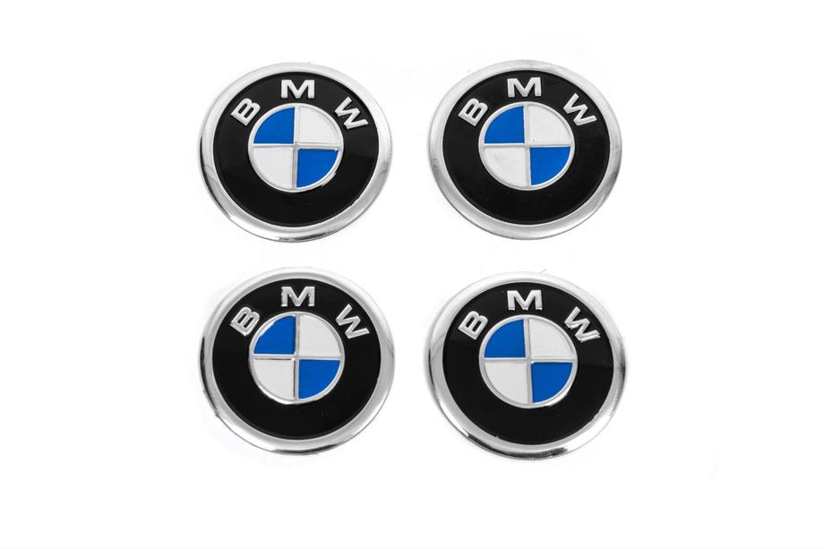 BMW Nalepke za pokrovčke platišč V1 60 mm (4 kosi) Fotografija 1
