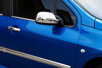 Peugeot 307 2001–2008 Kromirane obloge ogledal (2 kosa, plastika) fotografija 3