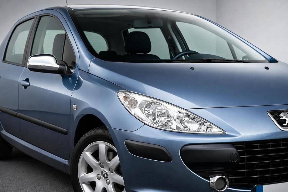 Peugeot 307 2001–2008 Kromirane obloge ogledal (2 kosa, plastika) Image