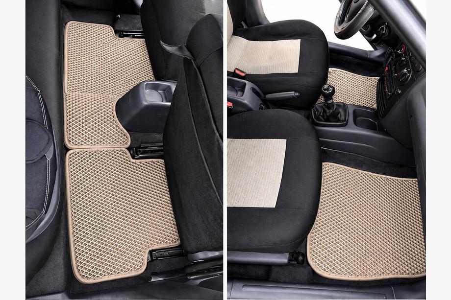 Daewoo Lanos 1998–2017 EVA preproge za notranjost (bež) Image