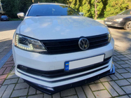 Volkswagen Jetta 2011–2018 Lip sprednji lip spojler za odbijač (2010-2018, črna sijaj) fotografija 8