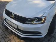Volkswagen Jetta 2011–2018 Lip sprednji lip spojler za odbijač (2010-2018, črna sijaj) fotografija 9
