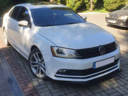 Volkswagen Jetta 2011–2018 Lip sprednji lip spojler za odbijač (2010-2018, črna sijaj) fotografija 10