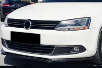 Volkswagen Jetta 2011–2018 Lip sprednji lip spojler za odbijač (2010-2018, črna sijaj) fotografija 3