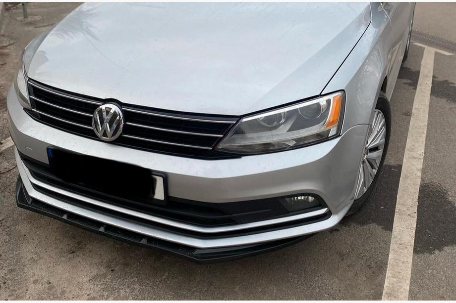 Volkswagen Jetta 2011–2018 Lip sprednji lip spojler za odbijač (2010-2018, črna sijaj) Image