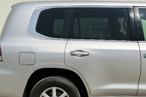 Toyota Land Cruiser 200 2007–2021 Kromirane obrobe oken dizajn LC300 (nerjavno jeklo) fotografija 2