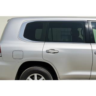 Kromirane obrobe oken dizajn LC300 (nerjavno jeklo) Toyota Land Cruiser 200 2007–2021 fotografija 2