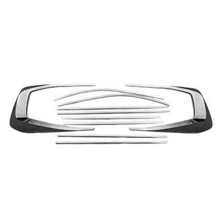Kromirane obrobe oken dizajn LC300 (nerjavno jeklo) Toyota Land Cruiser 200 2007–2021 fotografija 3