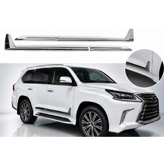 F-Sport vratne letvice bele+krom (komplet 4 kos, ABS) fotografija 1