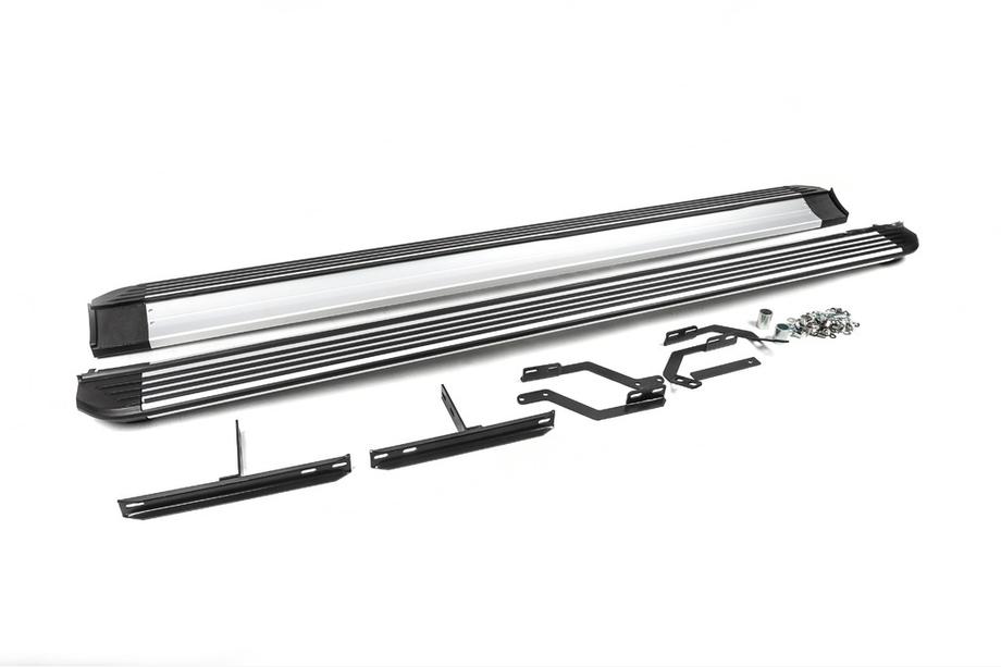 Volkswagen Touareg 2002–2010 ZNIŽANO! OEM stranske stopnice (2 kos, aluminij) Image