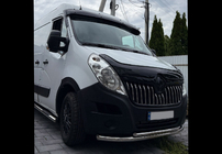 Renault Master 2011–2023 Vetrni deflektor za vetrobransko steklo V2 (sijajno črna, 5 mm) fotografija 6