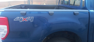 Ford Ranger 2011–2022 Zaščitne letve roba kesona (2015-2022, 3 kosi) fotografija 2