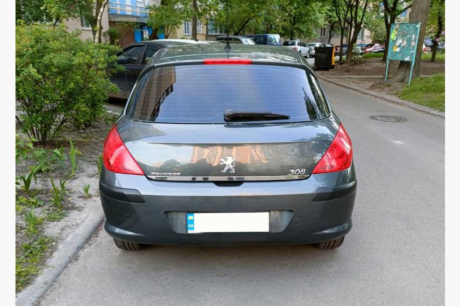 Peugeot 308 2007–2013 Zaščitna letev roba prtljažnika (nerjaveče jeklo) Image