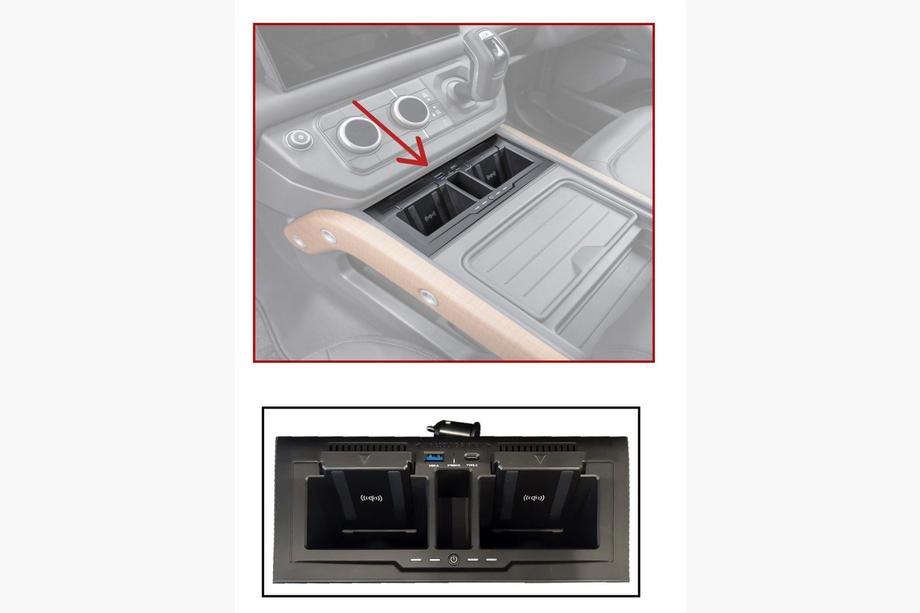 Land Rover Defender 2019– OEM brezžični polnilnik za naprave Image