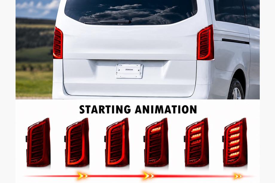 Mercedes Vito/V-razred W447 2014– Dragon zadnje luči (za Vito, 2 kos) Image