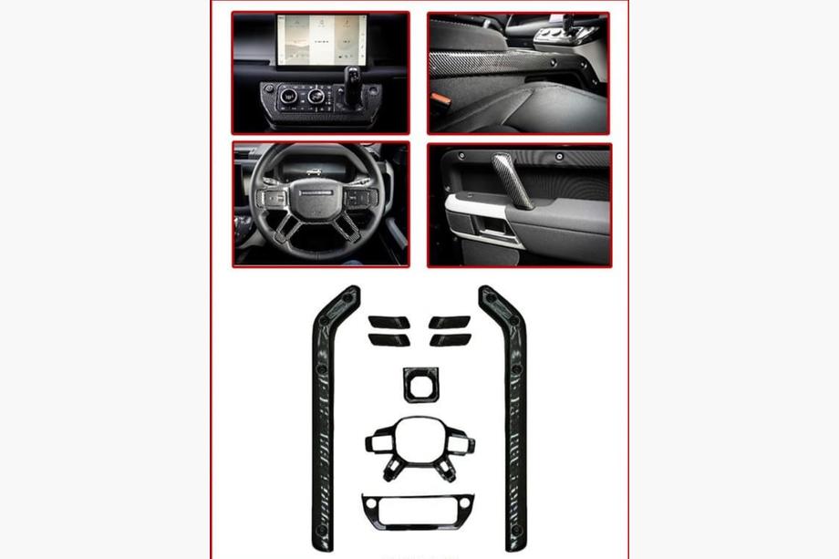 Land Rover Defender 2019– Karbonni okrasni paneli za armaturno ploščo Image