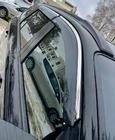 Hyundai Santa Fe 2 2006–2012 Vetrni deflektorji oken s kromirano letvico (4 kos, Niken) fotografija 4
