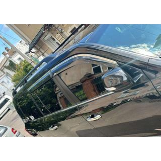 Vetrni deflektorji oken s kromirano letvico (4 kos, Niken) Lexus LX570/450d 2008–2022 fotografija 3