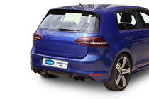 Volkswagen Golf 7/E-Golf 2012–2020 Spojler Meliset HB (4 kosi, ABS plastika) fotografija 1