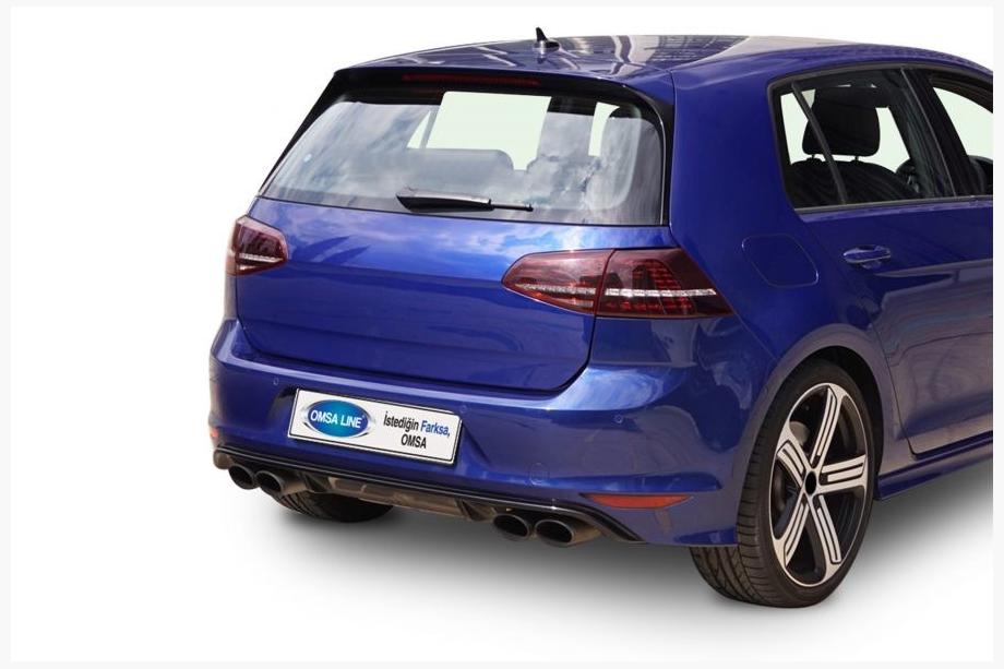 Volkswagen Golf 7/E-Golf 2012–2020 Spojler Meliset HB (4 kosi, ABS plastika) Image