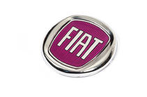 Fiat Emblem (rdeč V2, samolepilen) 120 mm fotografija 2