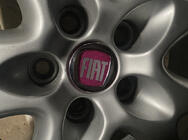 Fiat Sredinske kapice platišč V2 49/42,5 mm rdeče (4 kosi, 0735448759) fotografija 2