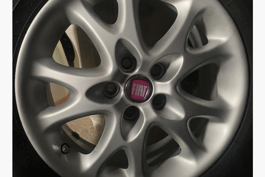 Fiat Sredinske kapice platišč V2 49/42,5 mm rdeče (4 kosi, 0735448759) Image
