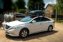 Hyundai Sonata YF 2010–2014 Prečke za gladko streho (2 kos, Asaf V4) fotografija 8