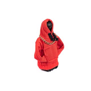Prevleka za prestavno ročico – hoodie (rdeča, črna vrvica) fotografija 2