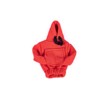 Prevleka za prestavno ročico – hoodie (rdeča, črna vrvica) fotografija 4