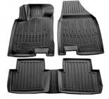 Nissan Qashqai 2010–2014 Stingray 3D gumijaste preproge za kabino (za +2, komplet 5 kos, poliuretan) fotografija 1