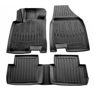 Stingray 3D gumijaste preproge za kabino (za +2, komplet 5 kos, poliuretan) Nissan Qashqai 2010–2014