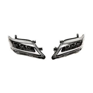 Sprednji žarometi Lexus-design V1 (facelift, 2 kosa) Toyota Camry 2006–2011 fotografija 2