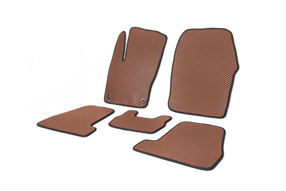 Ford Focus III 2011–2017 EVA preproge za avto (rjave) Fotografija 2