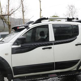 Zgornje vratne letve (4 kosi, ABS) Mitsubishi L200 2006–2015 fotografija 2