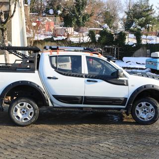 Zgornje vratne letve (4 kosi, ABS) Mitsubishi L200 2006–2015 fotografija 4