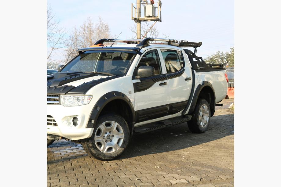 Mitsubishi L200 2006–2015 Zgornje vratne letve (4 kosi, ABS) Fotografija 3