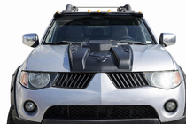 Mitsubishi L200 2006–2015 Obloga pokrova motorja V2 (ABS) fotografija 2