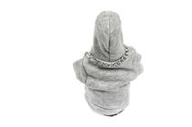 Prevleka ročice menjalnika – hoodie (siva, bordo vrvica) fotografija 4