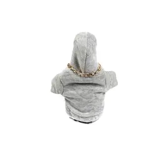 Prevleka ročice menjalnika – hoodie (siva, oranžna vrvica) fotografija 4