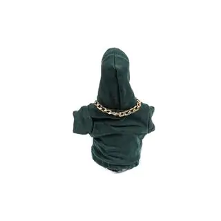 Prevleka prestavne ročice – hoodie (zelena, oranžna vrvica) fotografija 4