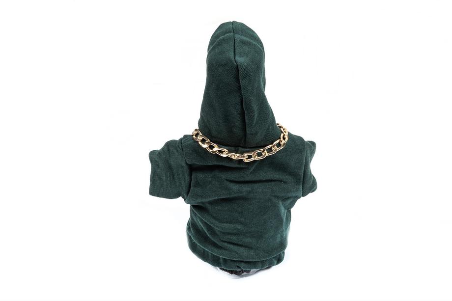 Prevleka prestavne ročice – hoodie (zelena, oranžna vrvica) Fotografija 4