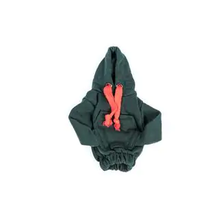 Prevleka za prestavno ročico – hoodie (zelena, rdeča vrvica) fotografija 3