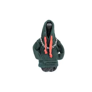 Prevleka za prestavno ročico – hoodie (zelena, rdeča vrvica) fotografija 1