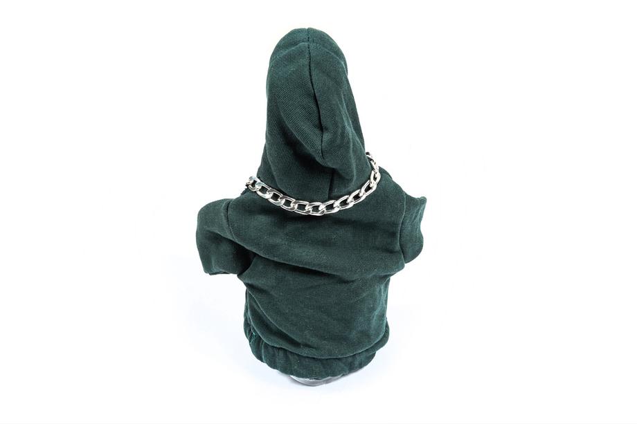 Prevleka za prestavno ročico – hoodie (zelena, rdeča vrvica) Fotografija 4
